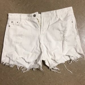 White shorts